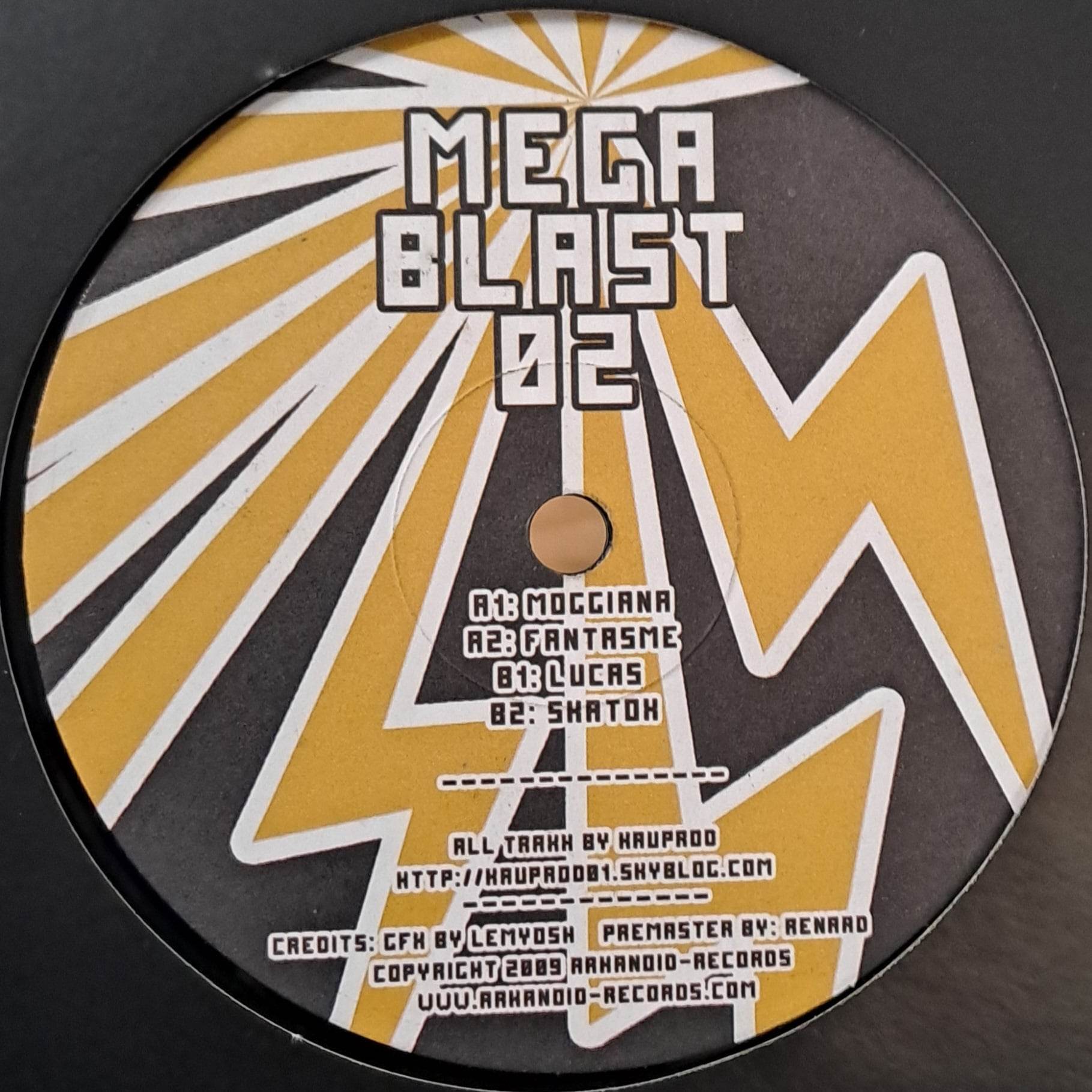 Megablast 002 - vinyle Hardfloor